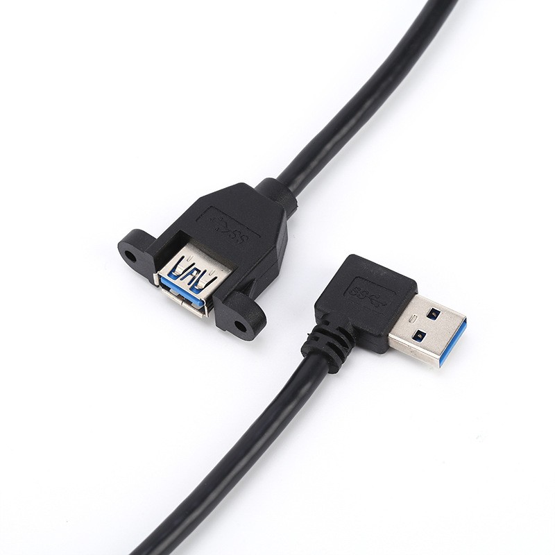 USB3.0AM90° TO AF带耳朵(无样板)