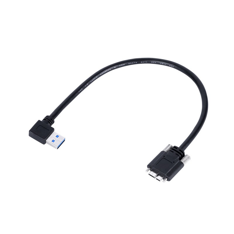 USB3.0AM弯头 TO MICRO 带螺丝
